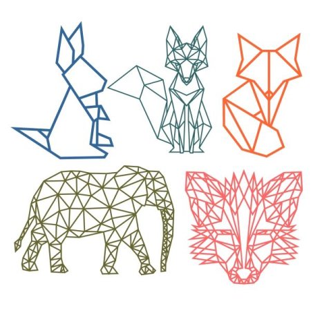 Геометрический Единорог