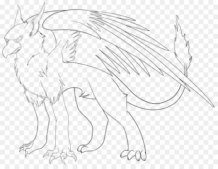 Сказочное животное дракон легко