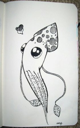 Срисовки для скетчбука животные