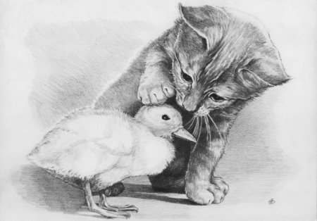 Тематические рисунки карандашом