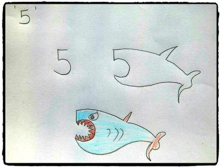 Животные из цифр