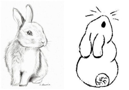 Рисунки животных для срисовки лёгкие