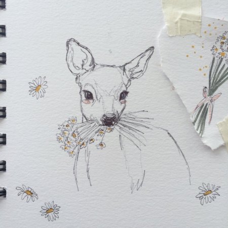 Рисунки для скетчбука животные