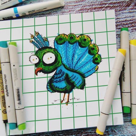 Рисунки фломастерами