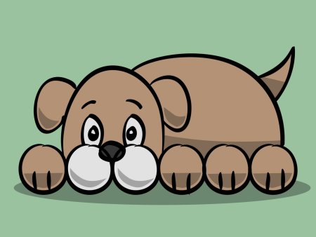 Собачка рисование для детей