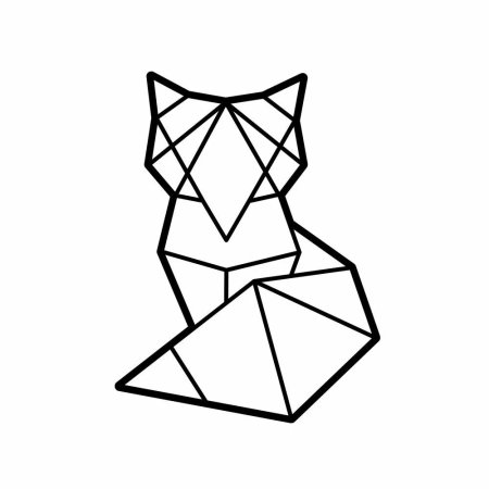 Животные геометрическими фигурами