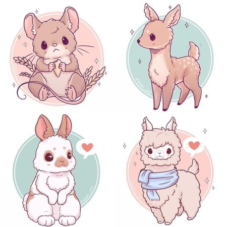 Милые мини рисунки для срисовки