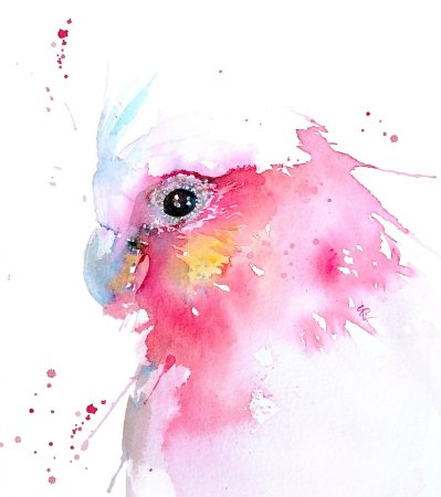 Хуан Хуавэннь акварель