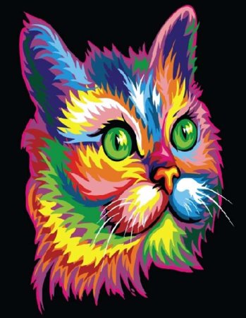 Радужный кот