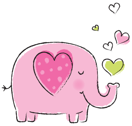 Слоник с сердечком