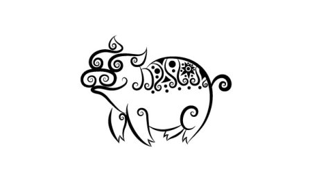 Орнамент животные легкие