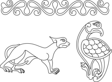 Звериный стиль орнамент