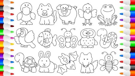 Раскраска лиса