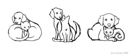 Бездомные животные рисунок