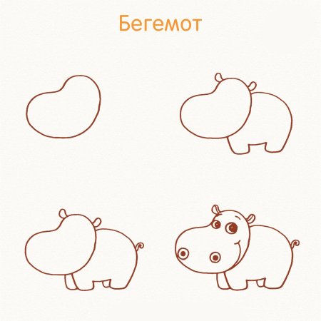 Пошаговое рисование для детей