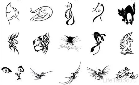 Маленькие тату для девушек эскизы
