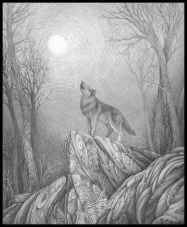 Природа карандашом