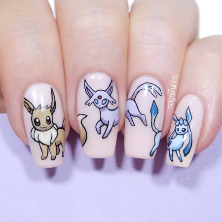 Легкий маникюр для девочек