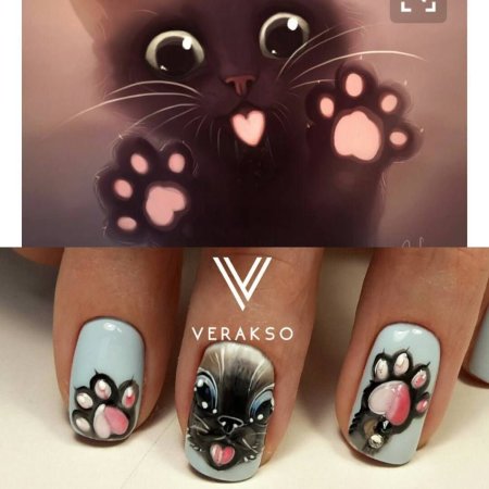 Маникюр с совой