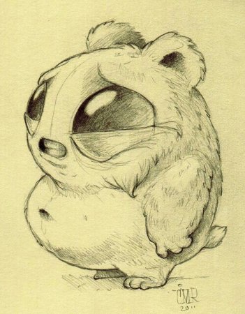 Милые рисунки карандашом