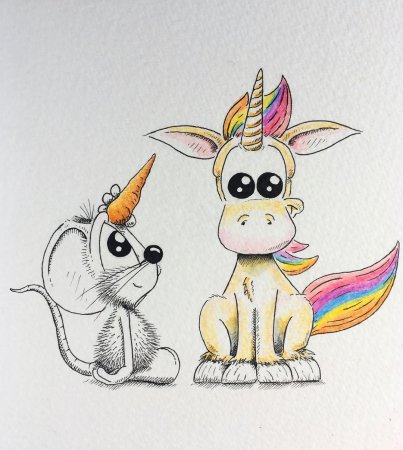 Забавные рисунки для срисовки