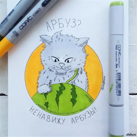 Рисунки фломастерами легкие