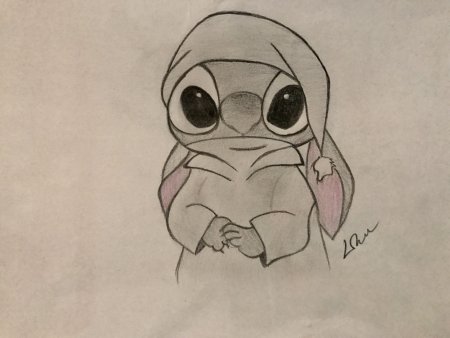 Стич срисовка Стич