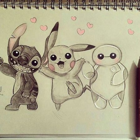 Рисуночки Стич