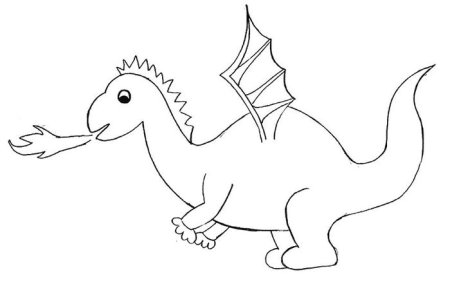 Дракон рисунок карандашом для детей