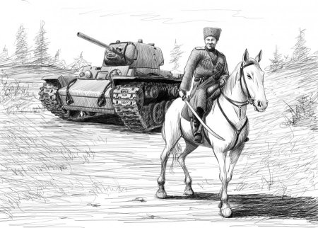 Иллюстрации собаки на войне