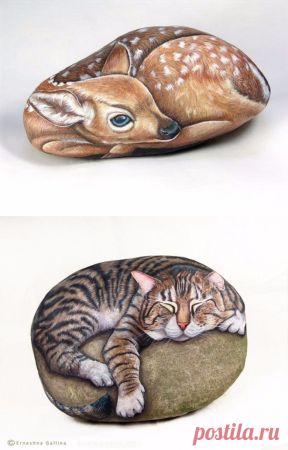 Рисунки на камнях