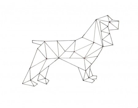 Геометрические рисунки животных легкие