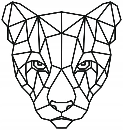 Животные геометрическими фигурами