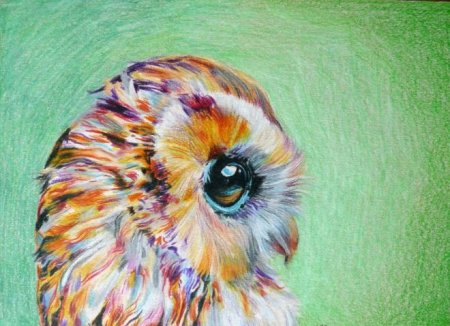 Рисунки акварельными карандашами