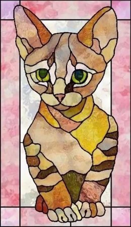 Батик витраж