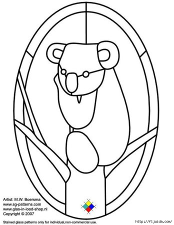 Рисунки для витражных красок для детей