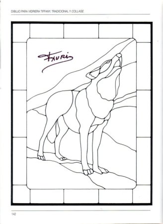 Контуры животных для мозаики