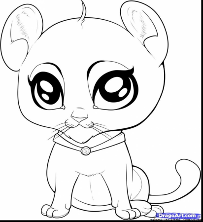 Раскраски для девочек животные милые