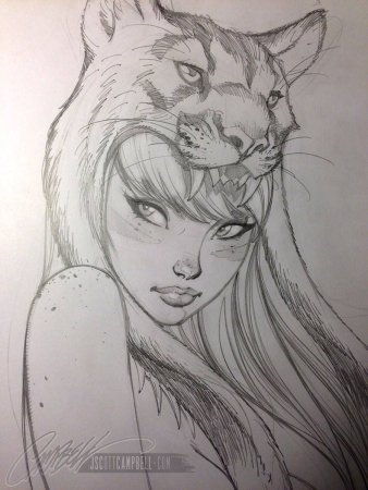 Рисунки карандашом для срисовки фэнтези