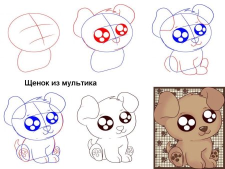 Пошаговые милые рисунки
