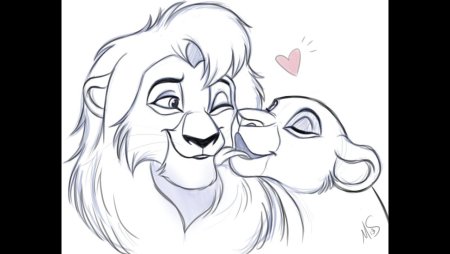 Срисовки Львов из короля Льва