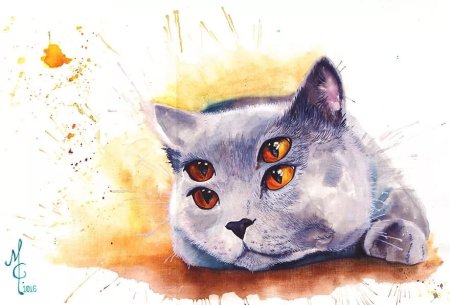 Рисунки акварелью несложные