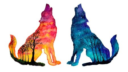 Маленькие рисунки акварелью