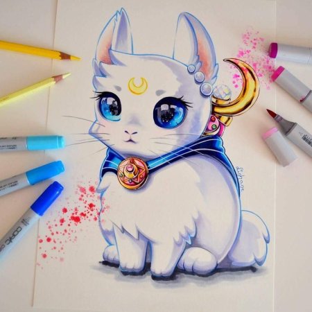 Рисование в скетчбуке животных