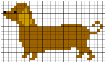 Рисование по клеточкам животные