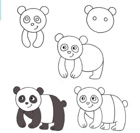 Рисунки для срисовки для детей