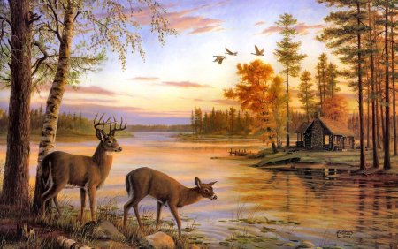 Пейзаж с животными