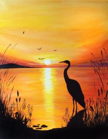 Рисунки на тему природа и животные