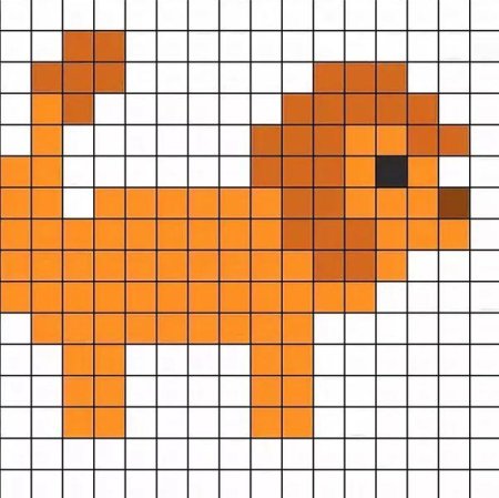 Рисование по клеточкам животных