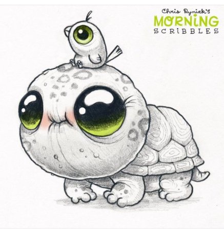 Милый монстр рисунок